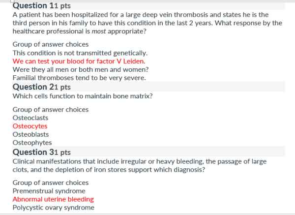 NURS-6501N: Advanced Pathophysiology-Fall Final Exam